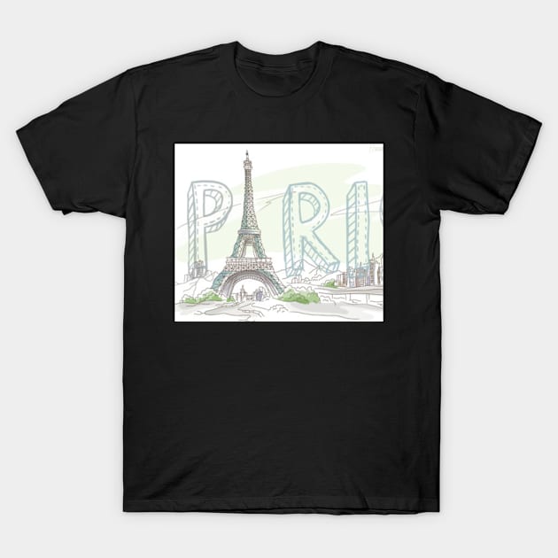 Paris T-Shirt by keisha09